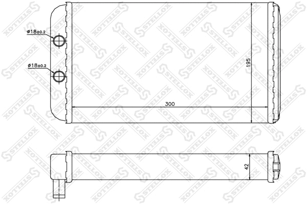 Système de chauffage STELLOX 10-35098-SX
