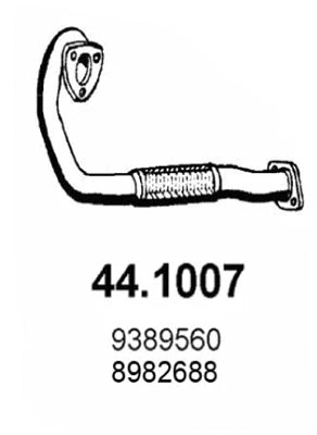 Tuyau d'échappement ASSO 44.1007