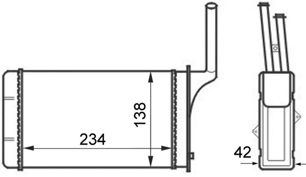 Système de chauffage MAHLE AH 49 000S