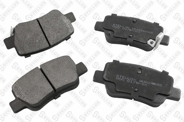 Kit de plaquettes de frein, frein à disque STELLOX 000 017B-SX