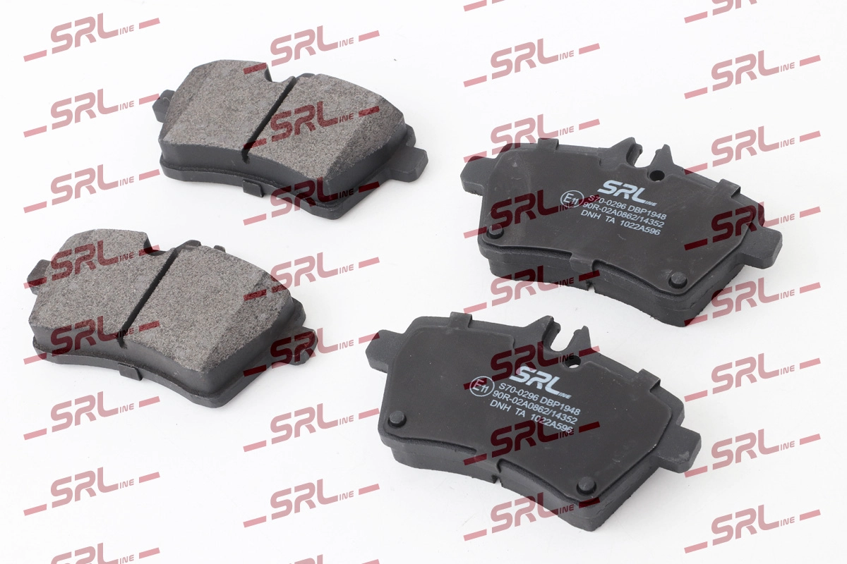 Kit de plaquettes de frein, frein à disque SRLine S70-0296