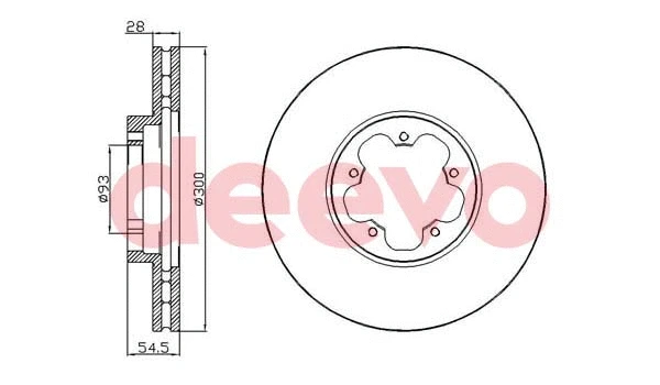 Disque de frein DEEVO BD18320