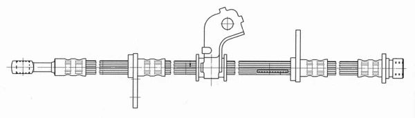 Flexible de frein CEF 512505