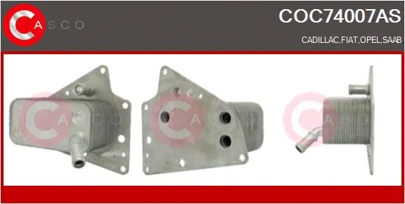 Radiateur d'huile CASCO COC74007AS