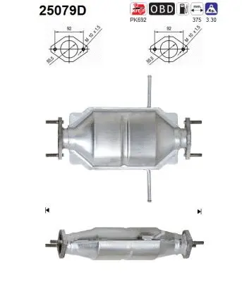 Catalyseur AS 25079D