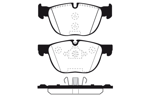 Kit de plaquettes de frein, frein à disque Technika 01816B