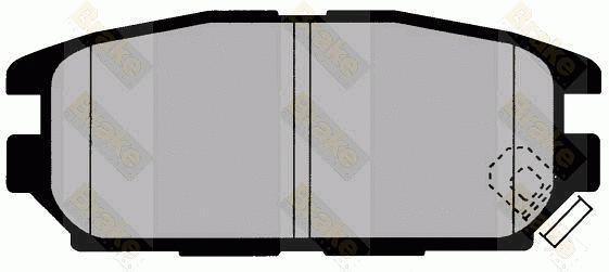 Kit de plaquettes de frein, frein à disque Brake ENGINEERING PA1450