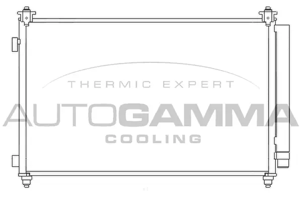 Condenseur, climatisation AUTOGAMMA 107041