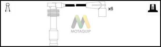 Kit de câbles d'allumage MOTAQUIP LDRL376
