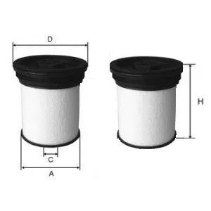 Filtre à carburant UNIFLUX FILTERS XNE731
