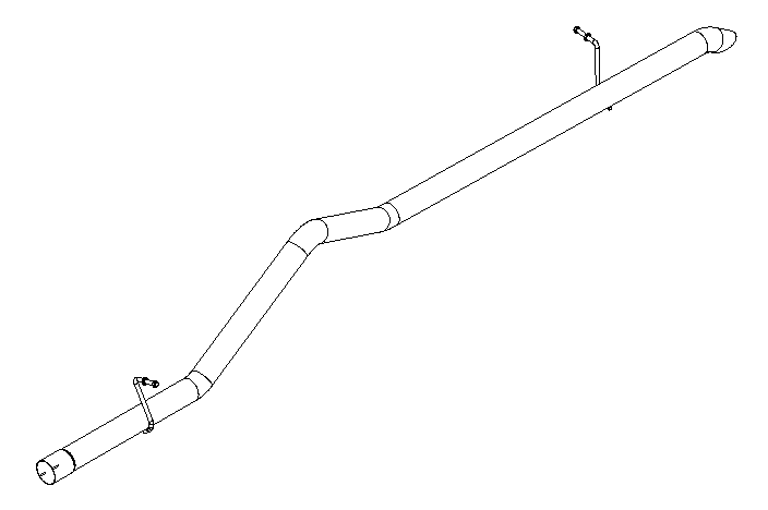 Tuyau d'échappement Vellerand 14674