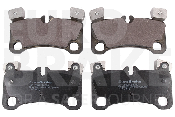 Kit de plaquettes de frein, frein à disque EUROBRAKE 5502224799