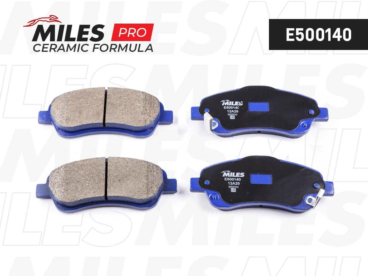 Kit de plaquettes de frein, frein à disque MILES E500140