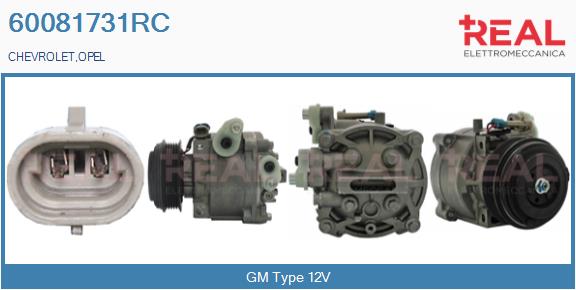 Compresseur, climatisation REAL 60081731RC