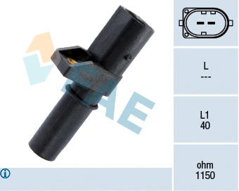 Capteur d'angle, vilebrequin FAE 79201