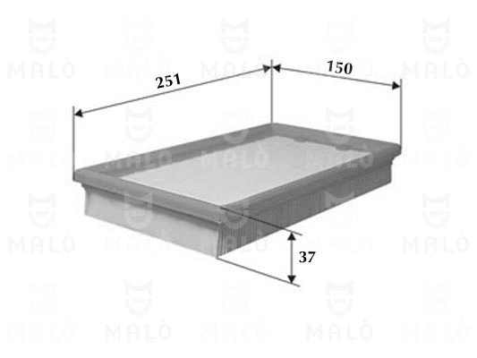 Filtre à air AKRON-MALÒ 1500302