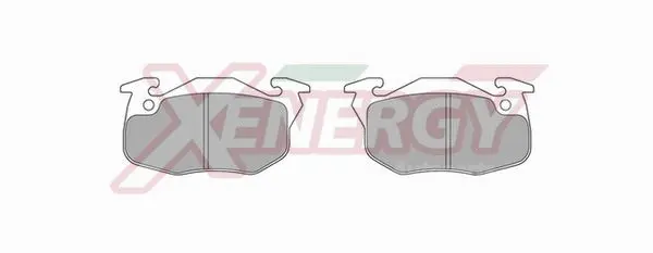 Kit de plaquettes de frein, frein à disque AP XENERGY X40171