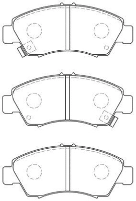 Kit de plaquettes de frein, frein à disque AISIN C1N020