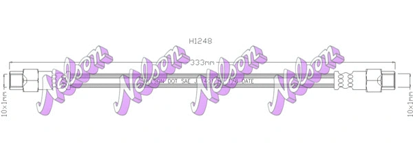 Flexible de frein KAWE H1248