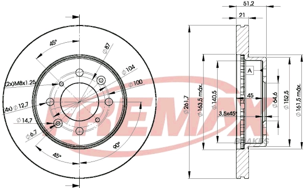 Disque de frein FREMAX BD-2581