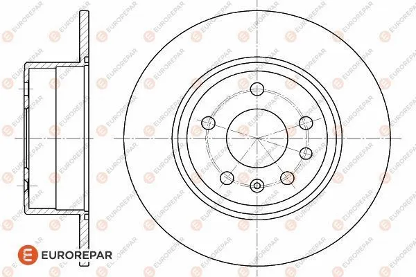 Disque de frein EUROREPAR 1618874980