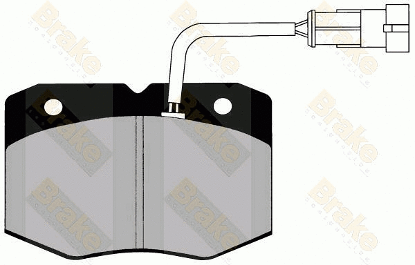 Kit de plaquettes de frein, frein à disque Brake ENGINEERING PA1276