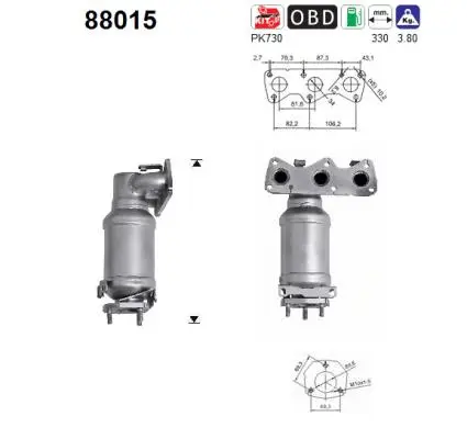 Catalyseur AS 88015
