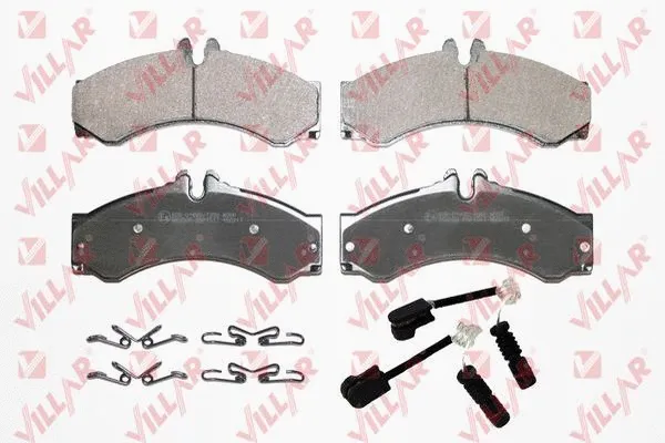 Kit de plaquettes de frein, frein à disque VILLAR 626.1517A