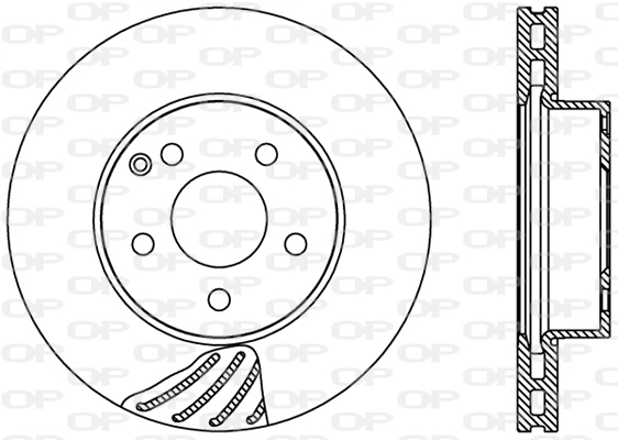 Disque de frein OPEN PARTS BDR2418.20