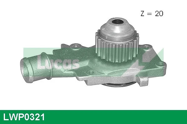 Pompe à eau, refroidissement du moteur LUCAS LWP0321