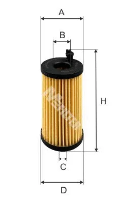 Filtre à huile MFILTER TE 4054