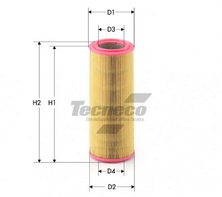 Filtre à air TECNECO FILTERS AR410
