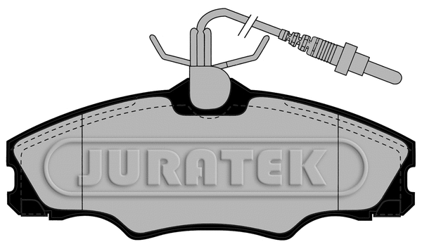 Kit de plaquettes de frein, frein à disque JURATEK JCP1062