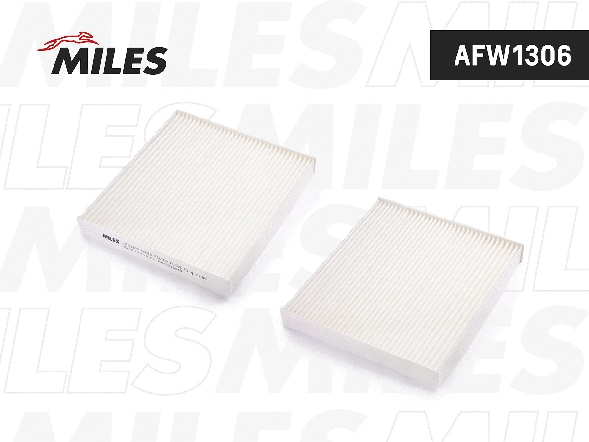 Filtre, air de l'habitacle MILES AFW1306