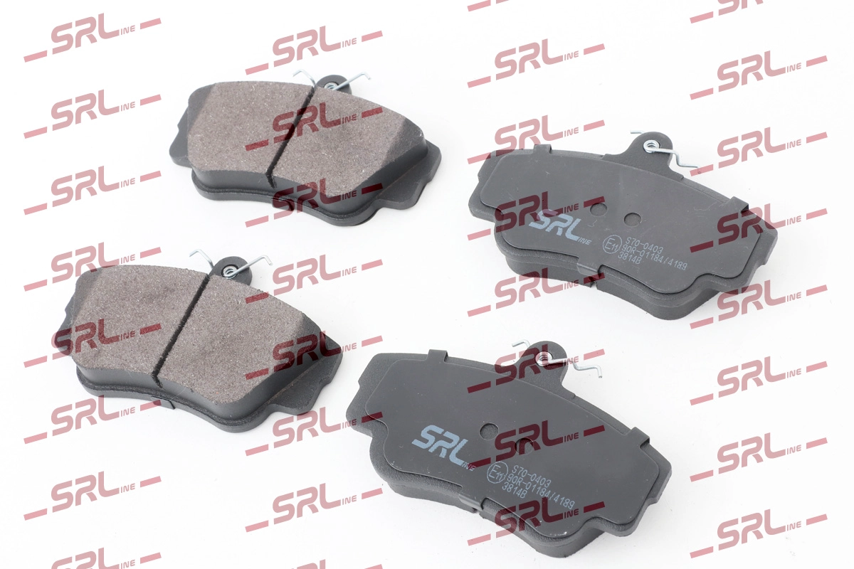 Kit de plaquettes de frein, frein à disque SRLine S70-0403