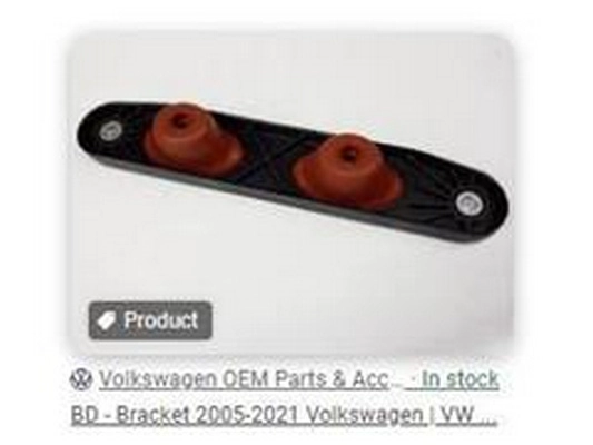 Suspension, échappement ZPY 1K0 253 144BD