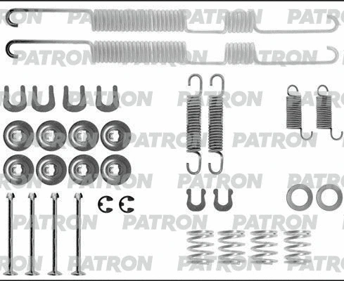 Kit d'accessoires, mâchoire de frein PATRON PSRK0169