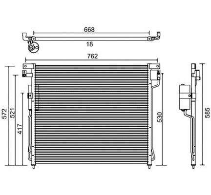 Condenseur, climatisation PowerMax 7110268