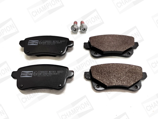 Kit de plaquettes de frein, frein à disque CHAMPION 573660CH