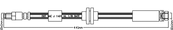 Flexible de frein JURATEK JBH1109