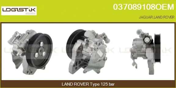 Pompe hydraulique, direction LGK 037089108OEM