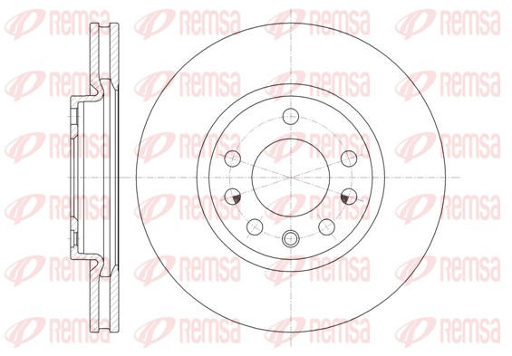 Disque de frein REMSA 61318.10