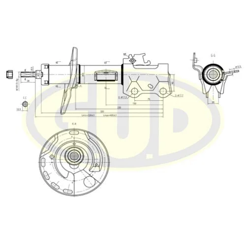 Amortisseur G.U.D. GSA339700