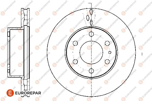 Disque de frein EUROREPAR 1676013080