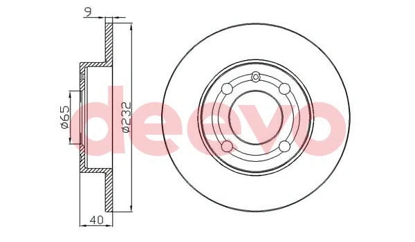 Disque de frein DEEVO BD11900