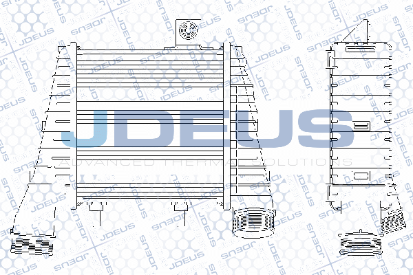 Refroidisseur d'air de suralimentation JDEUS RA8010491