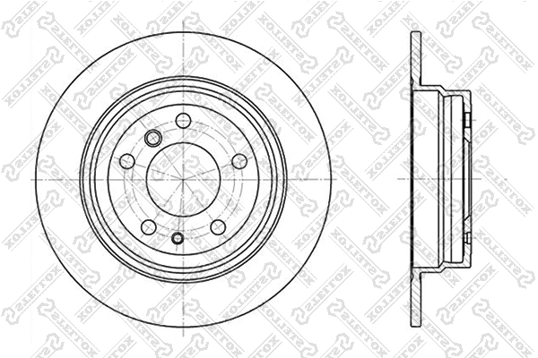 Disque de frein STELLOX 6020-1520-SX