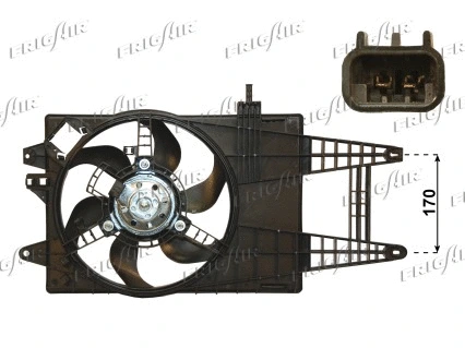 Ventilateur, refroidissement du moteur FRIGAIR 0504.1213