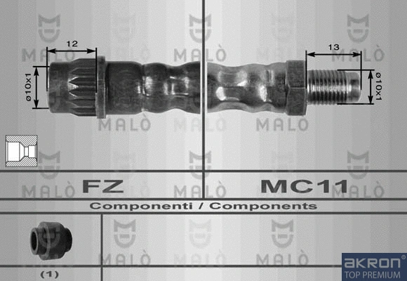 Flexible de frein AKRON-MALÒ 8639