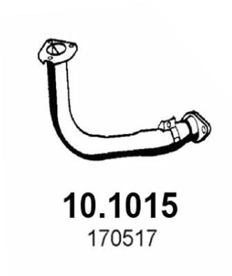 Tuyau d'échappement ASSO 10.1015